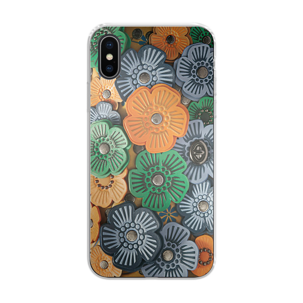 Tea Rose Applique iPhone X / XS / XS Max Case