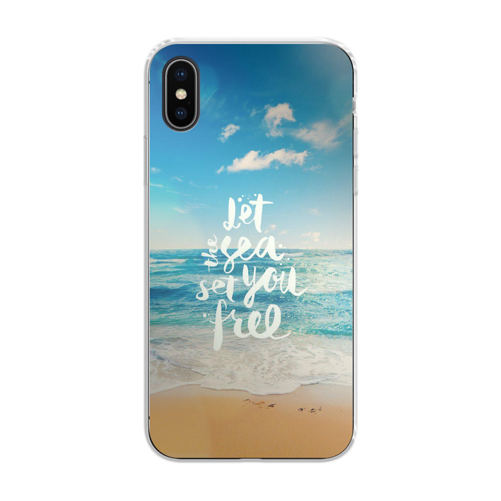 The Sea Set You Free iPhone X / XS / XS Max Case