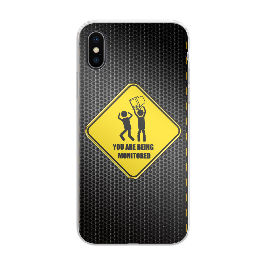 You Are Being Monitored iPhone X / XS / XS Max Case