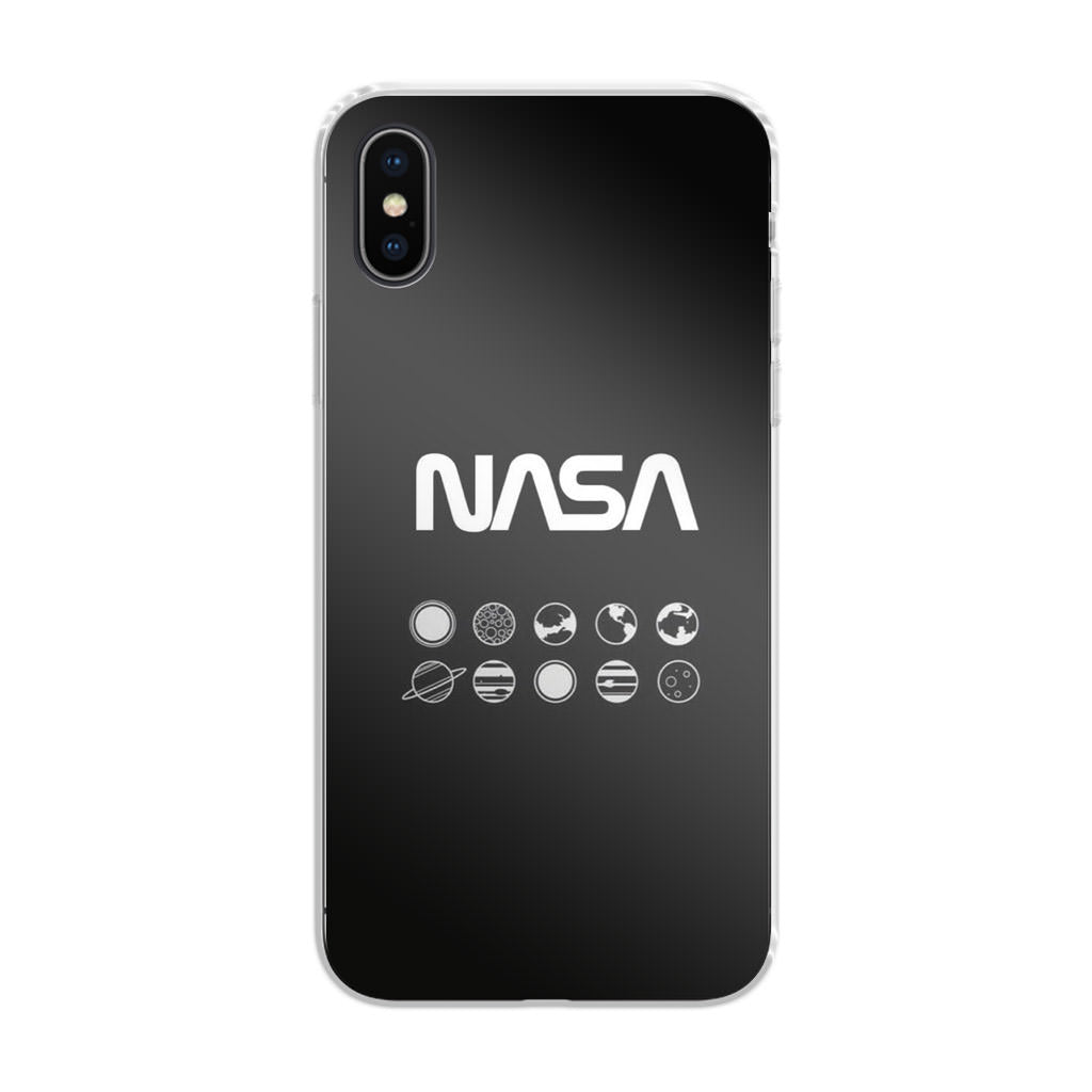 NASA Minimalist iPhone X / XS / XS Max Case