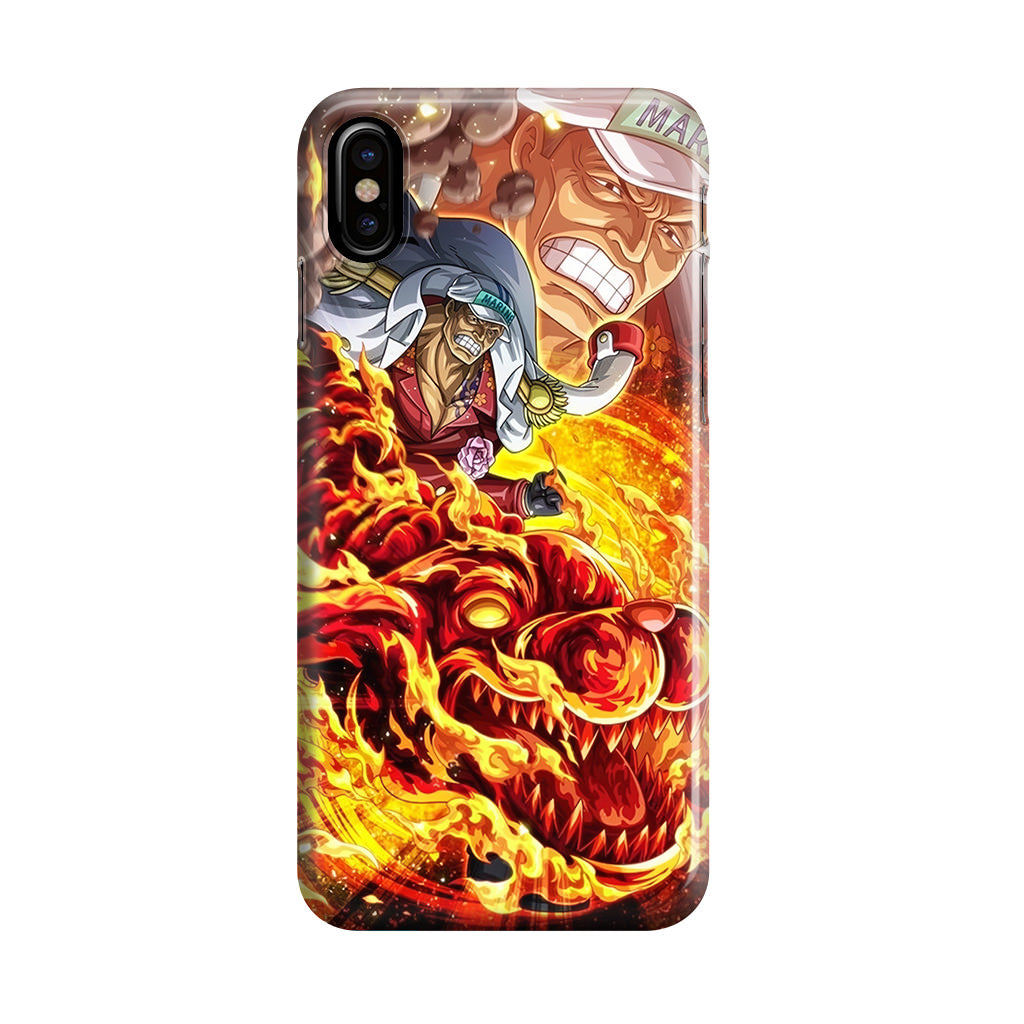 Admiral Akainu iPhone X / XS / XS Max Case