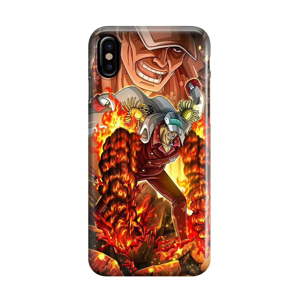 Akainu Exploding Volcano iPhone X / XS / XS Max Case