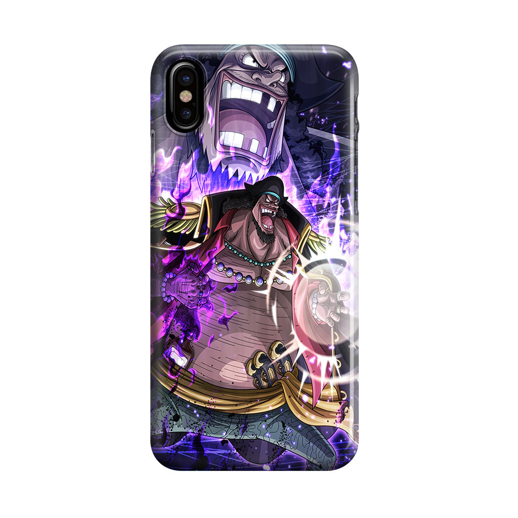 Kurohige With Two Devil Fruits Power iPhone X / XS / XS Max Case