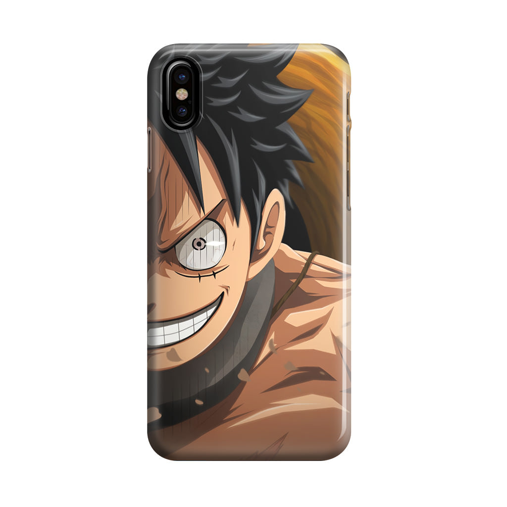 Luffy Half Smile iPhone X / XS / XS Max Case