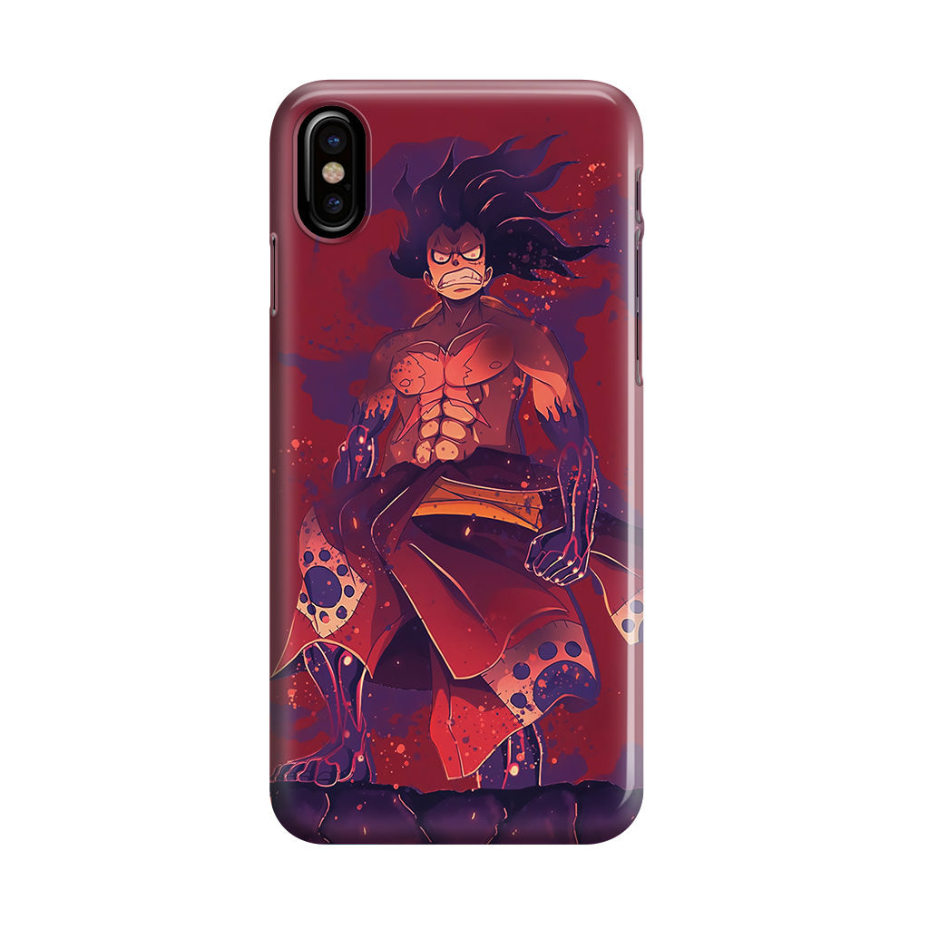 Luffy Snake Man Art iPhone X / XS / XS Max Case