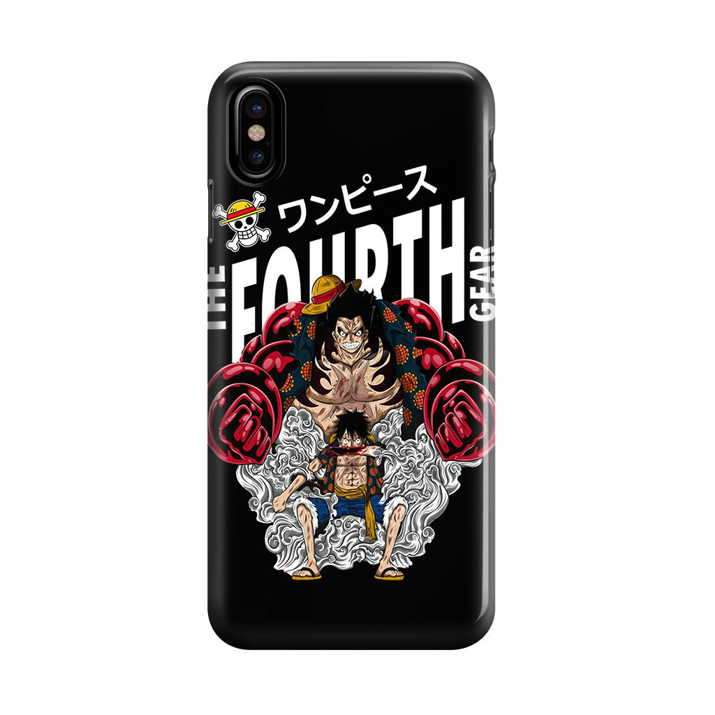 Luffy The Fourth Gear Black iPhone X / XS / XS Max Case