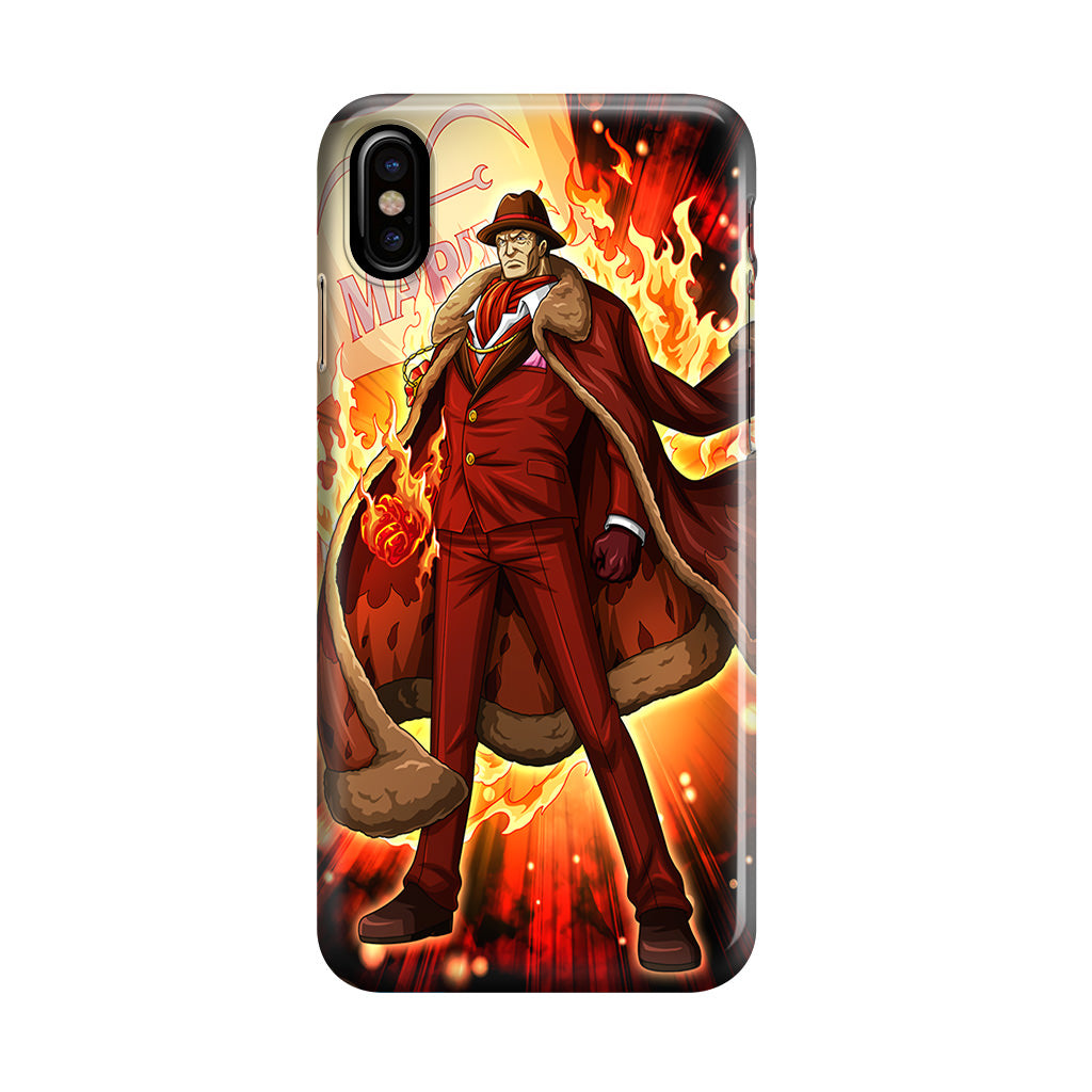 Marine Admiral Sakazuki iPhone X / XS / XS Max Case