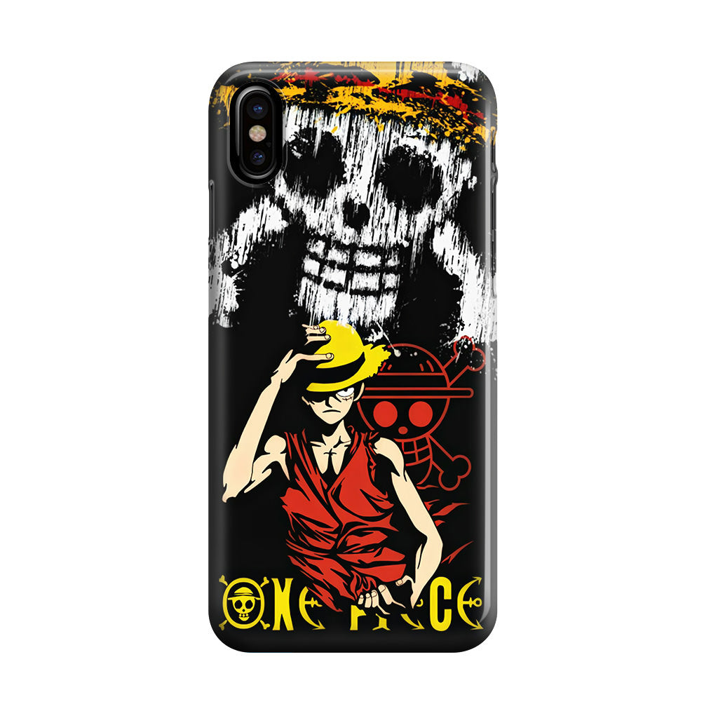 Monkey D Luffy Paint Art iPhone X / XS / XS Max Case