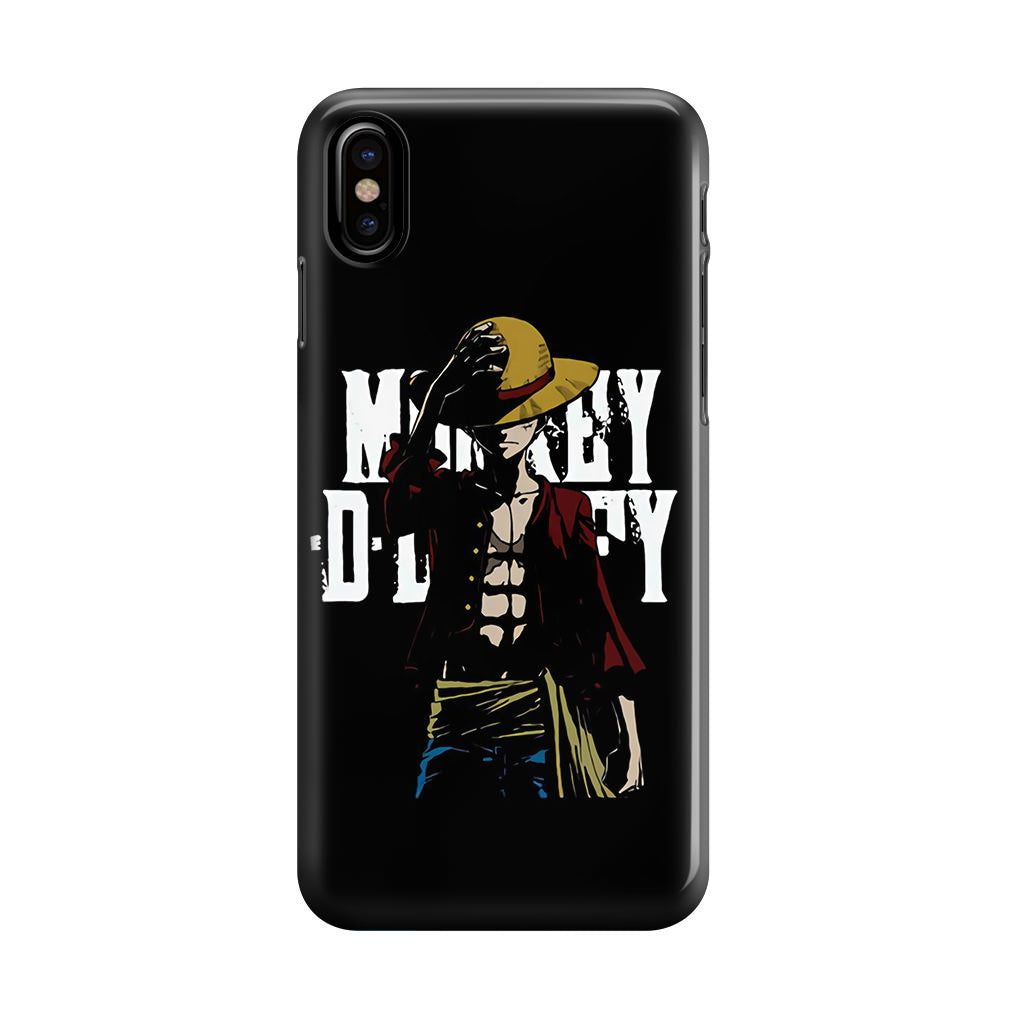 Monkey D Luffy Straw Hat iPhone X / XS / XS Max Case