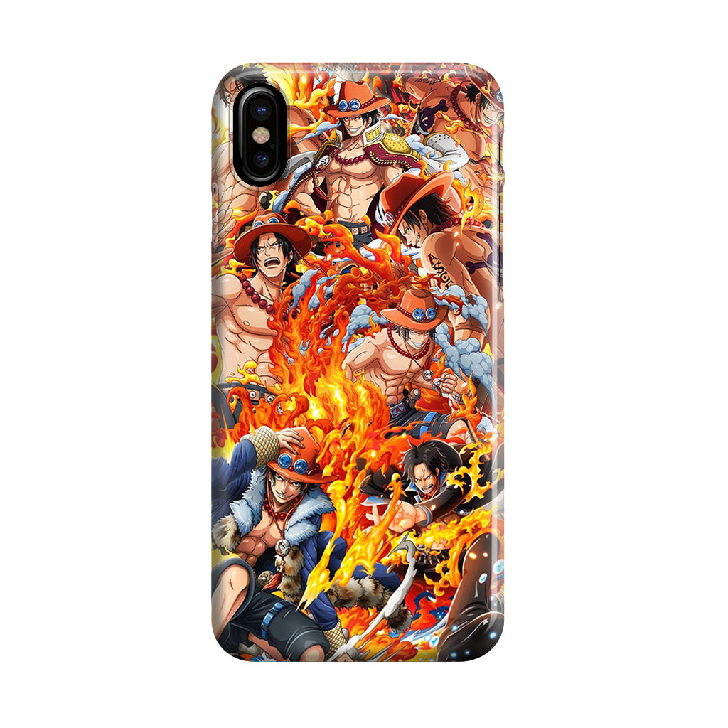 Portgas D Ace Collections iPhone X / XS / XS Max Case