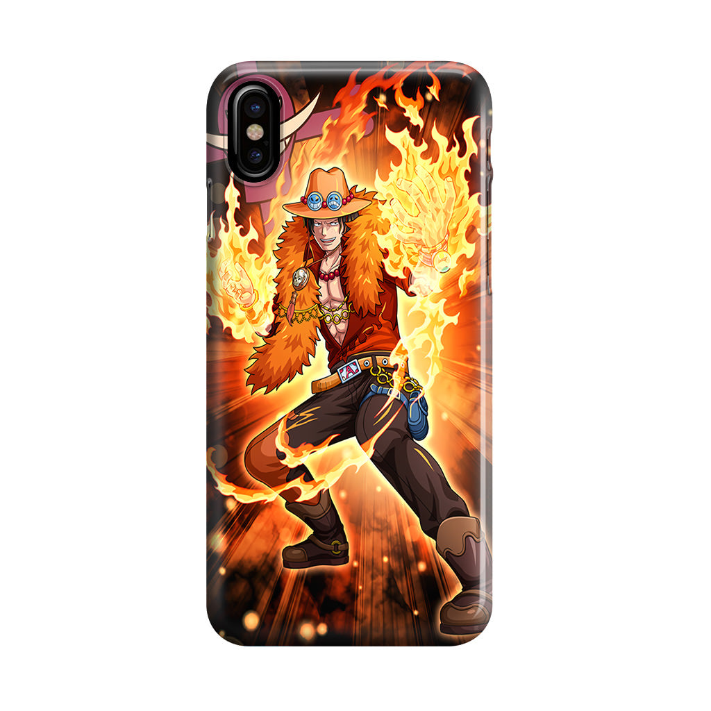 Portgas D Ace Fire Power iPhone X / XS / XS Max Case