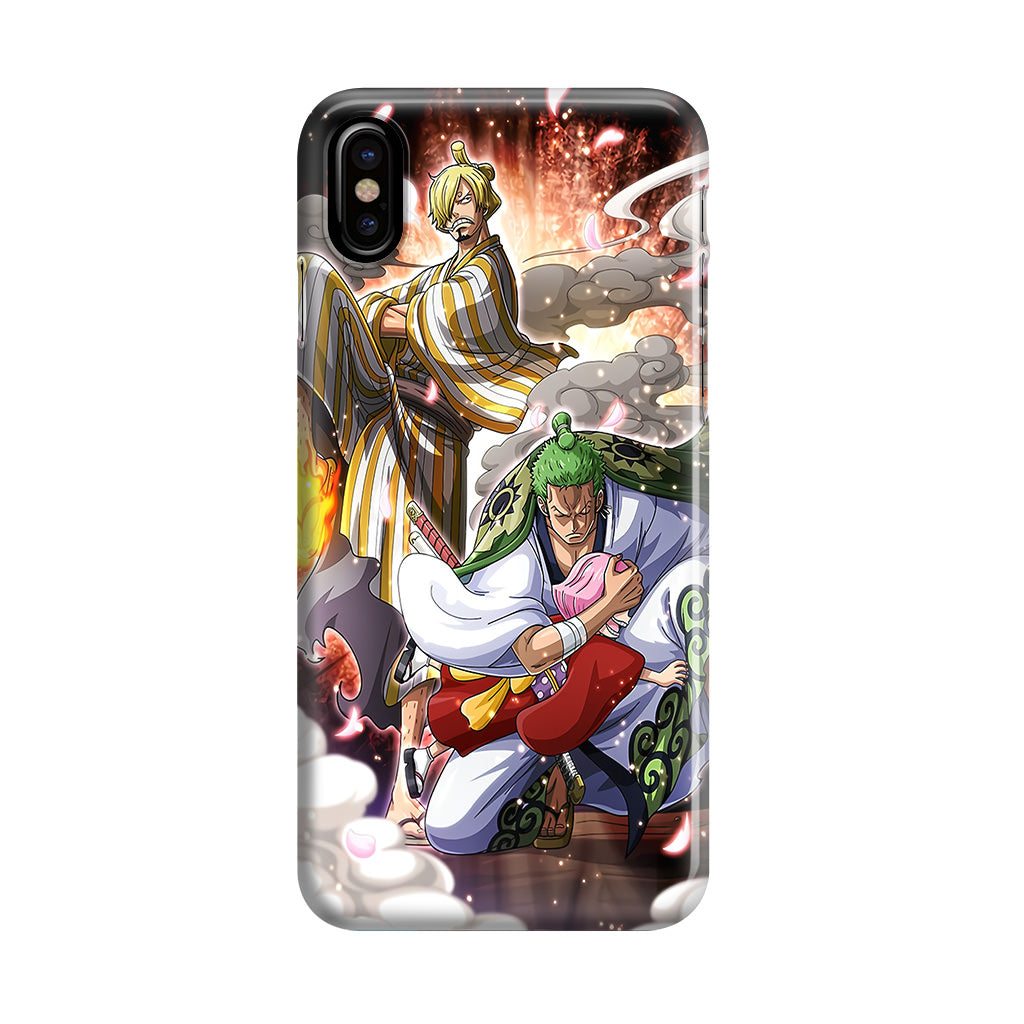 Sanji And Zoro Saving Otoko iPhone X / XS / XS Max Case