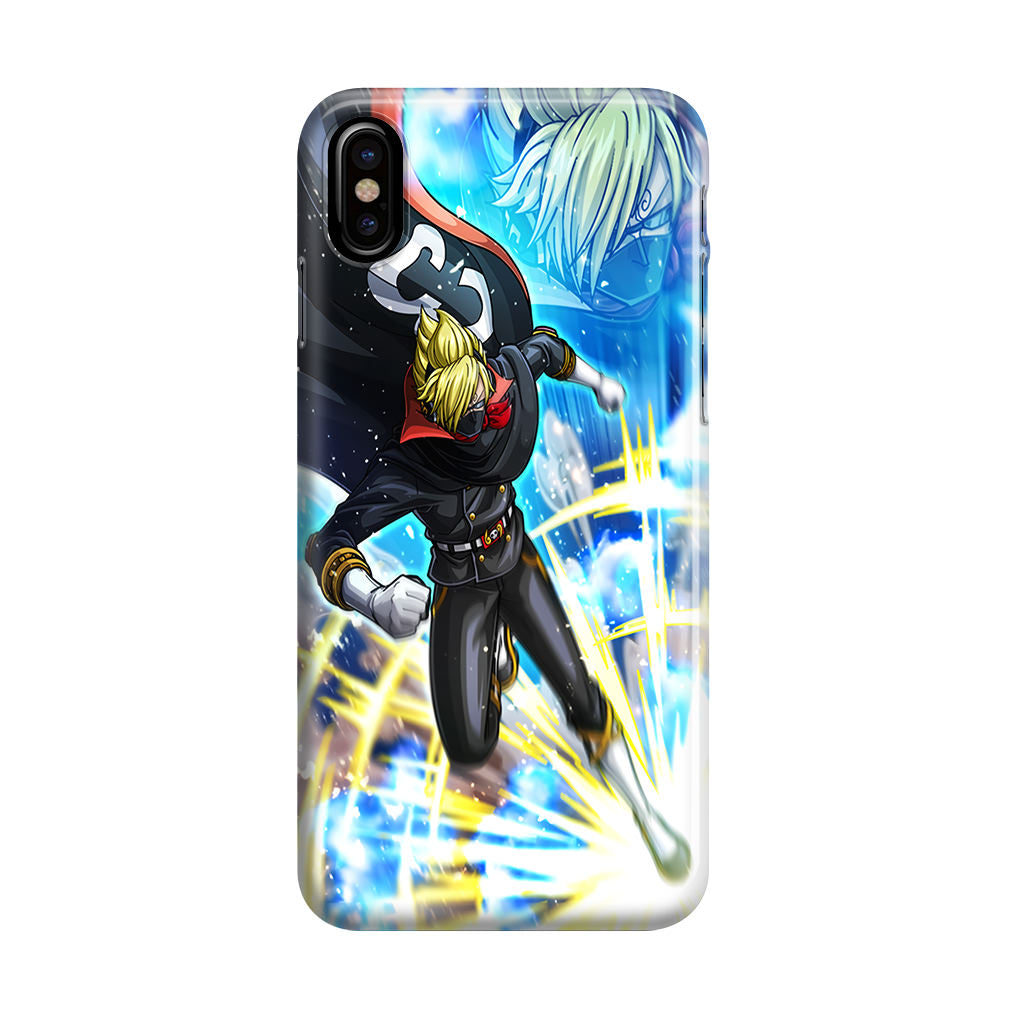 Sanji In Stealth Black Suit iPhone X / XS / XS Max Case