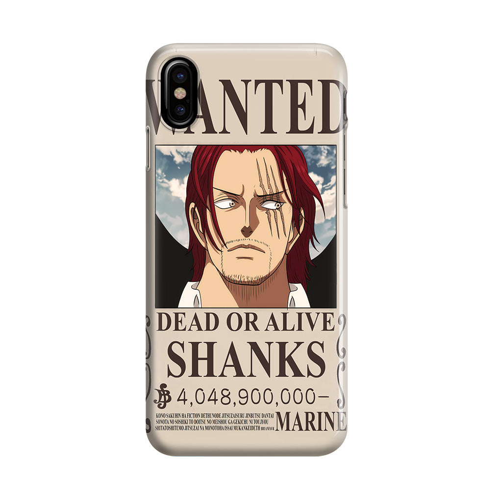 Shanks Bounty iPhone X / XS / XS Max Case