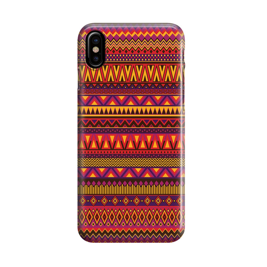 African Aztec Pattern iPhone X / XS / XS Max Case