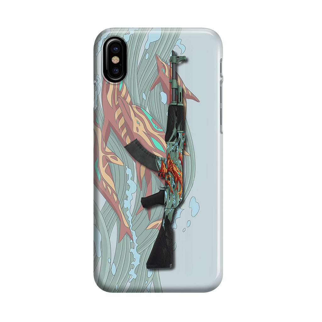 AK-47 Aquamarine Revenge iPhone X / XS / XS Max Case