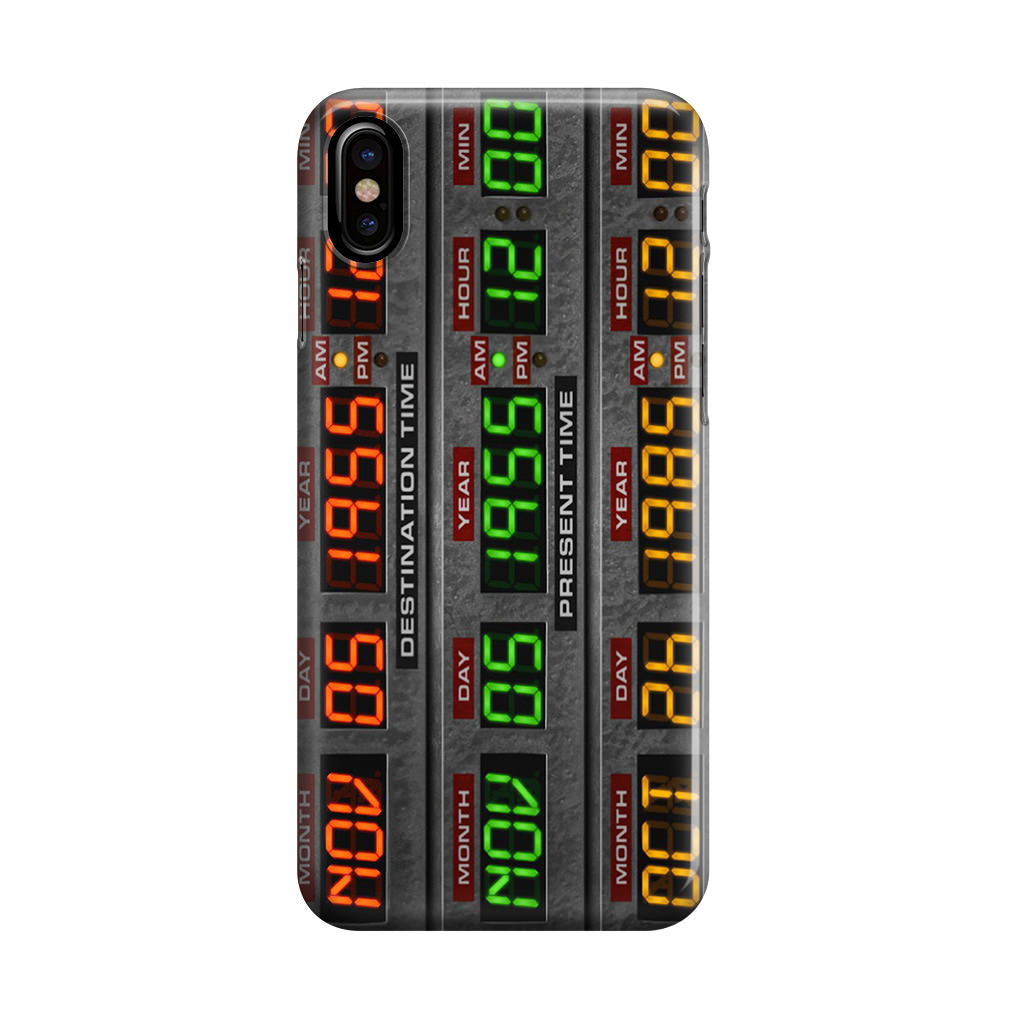 Back To The Future Time Circuits iPhone X / XS / XS Max Case