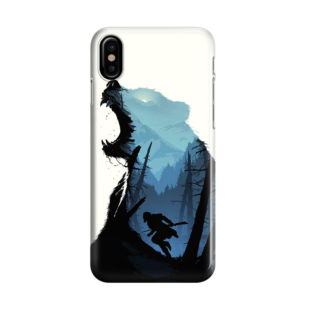 Bear Hunter Art iPhone X / XS / XS Max Case