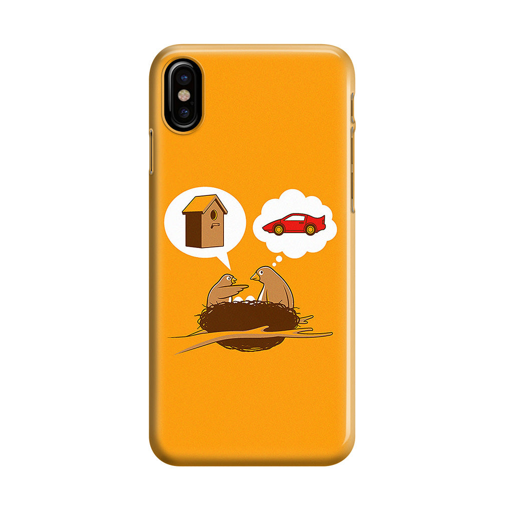 Bird Life Priorities iPhone X / XS / XS Max Case