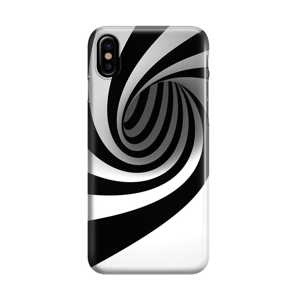 Black and White Twist iPhone X / XS / XS Max Case