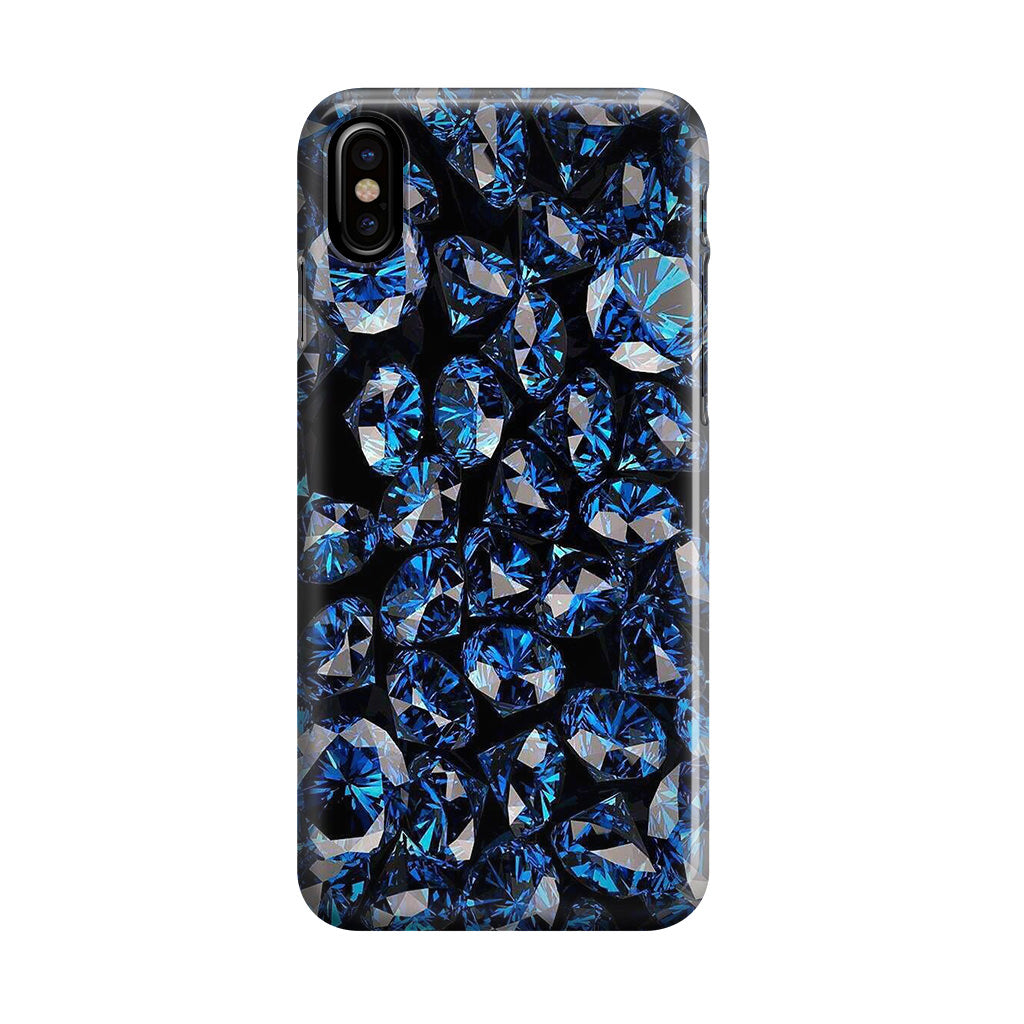 Blue Diamonds Pattern iPhone X / XS / XS Max Case