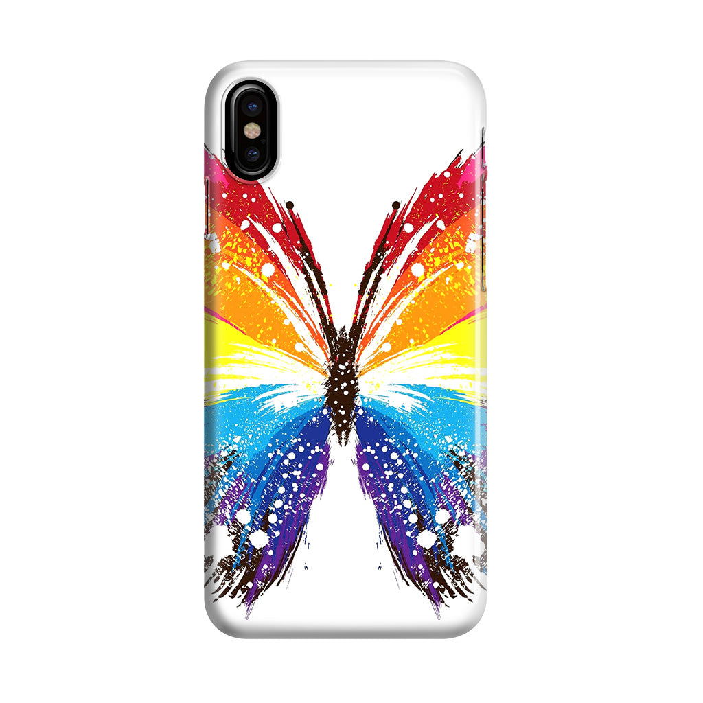 Butterfly Abstract Colorful iPhone X / XS / XS Max Case