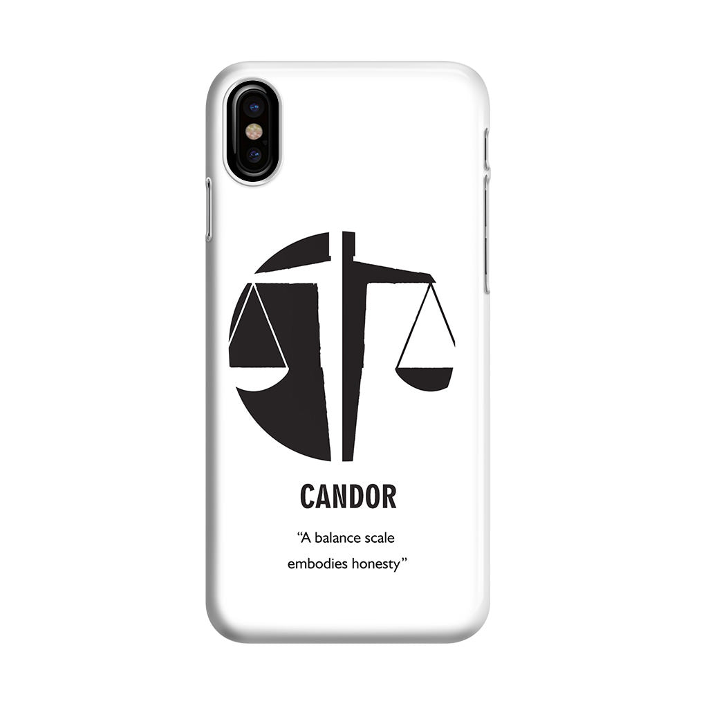 Candor Divergent Faction iPhone X / XS / XS Max Case