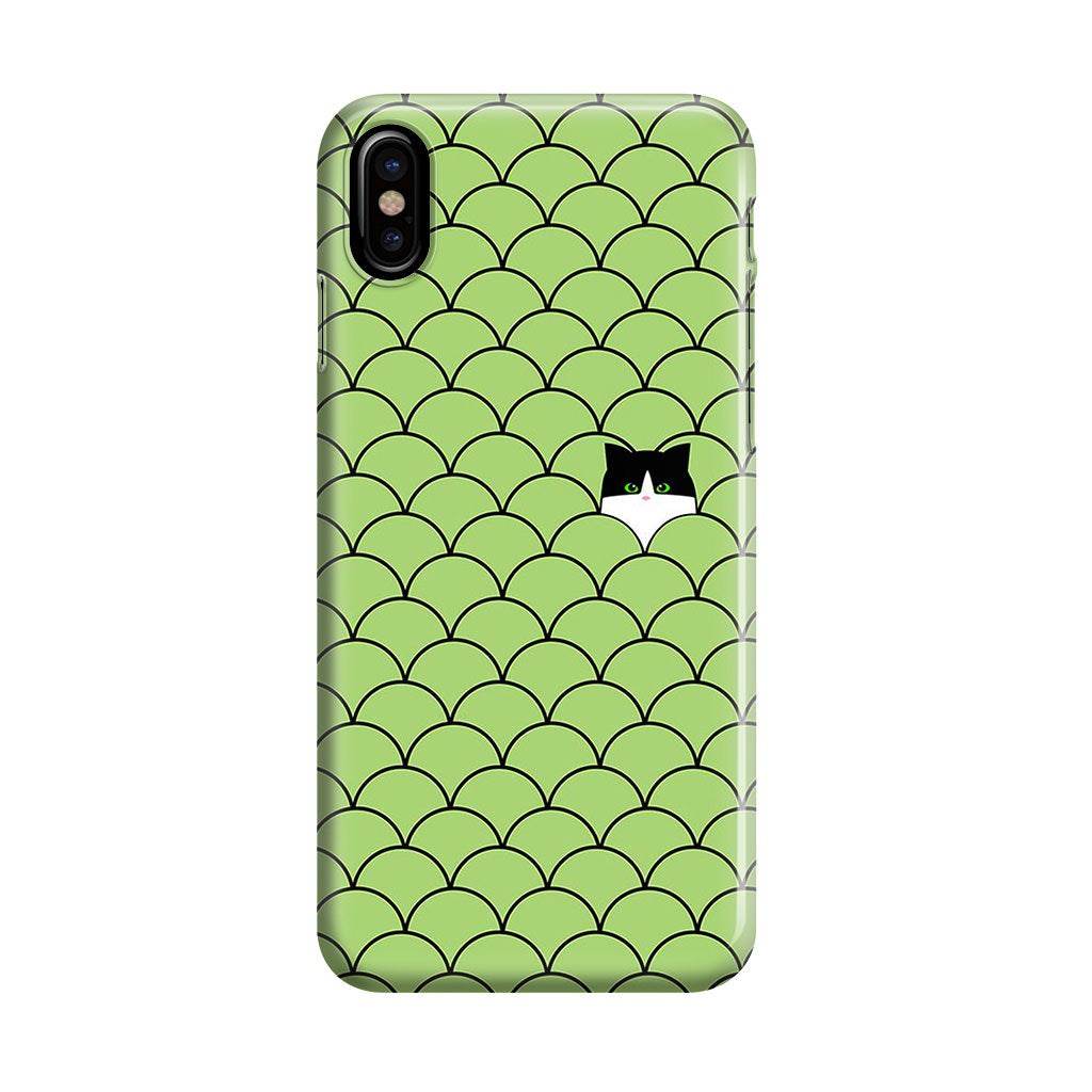 Cat Circles iPhone X / XS / XS Max Case