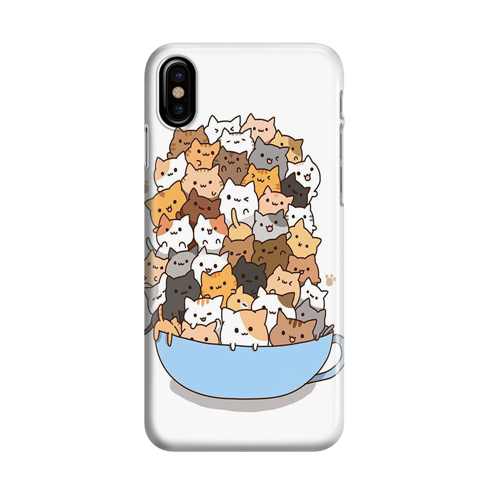 Cats on A Bowl iPhone X / XS / XS Max Case