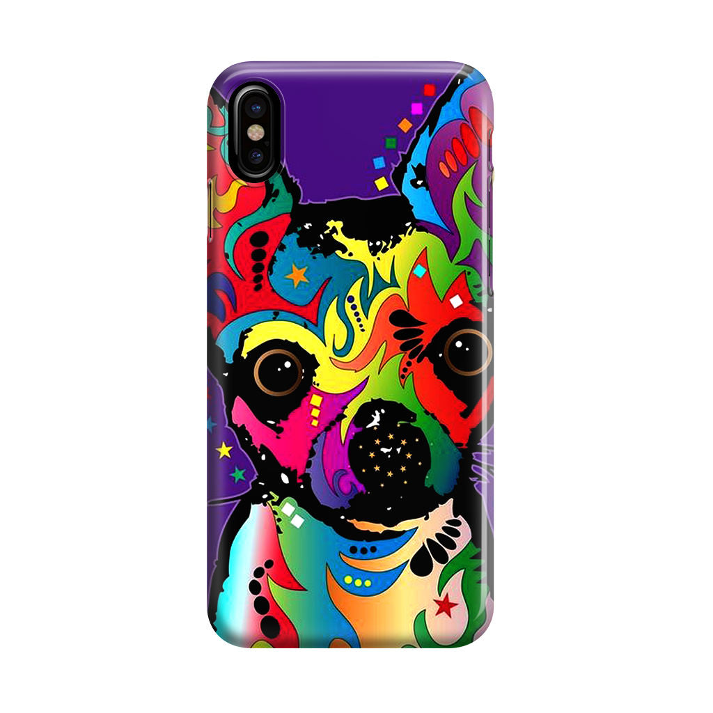 Colorful Chihuahua iPhone X / XS / XS Max Case