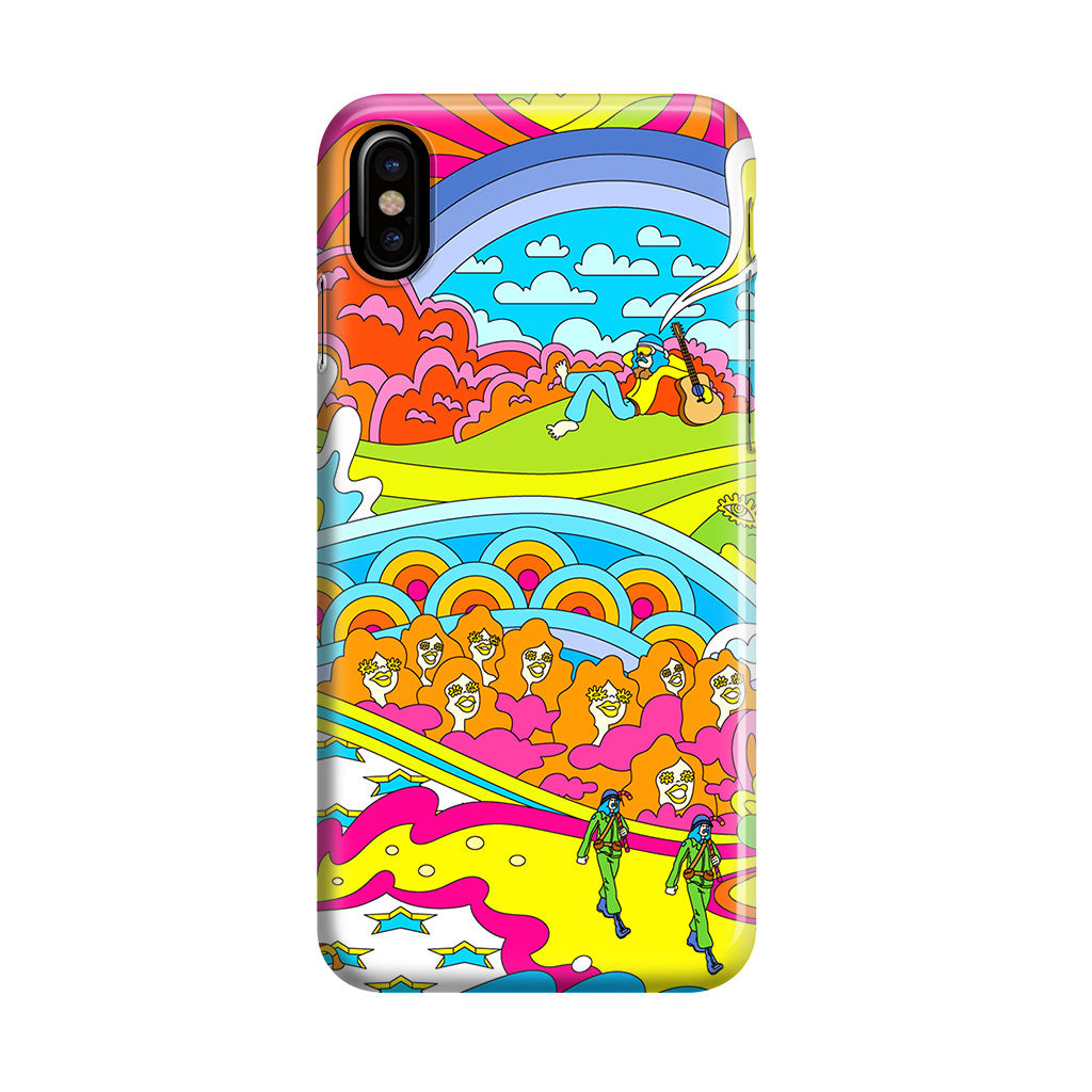 Colorful Doodle iPhone X / XS / XS Max Case