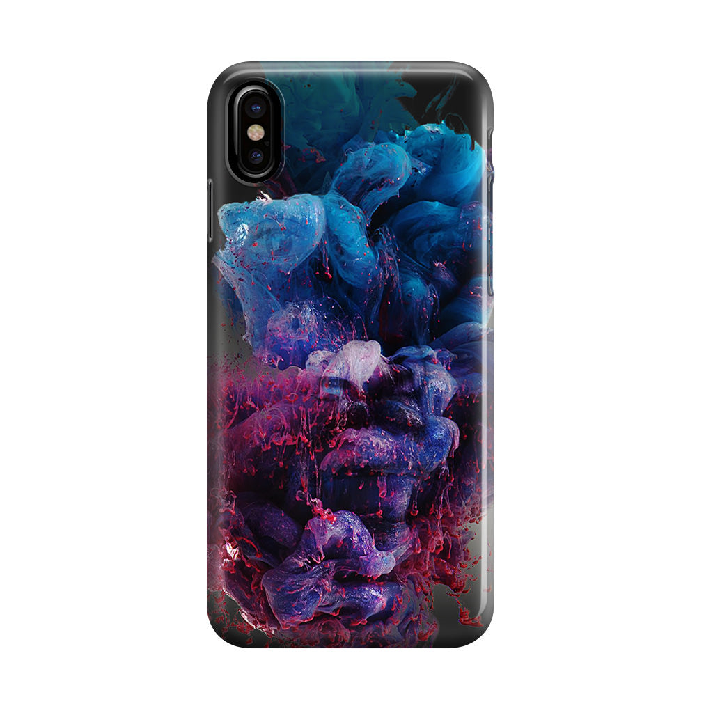 Colorful Dust Art on Black iPhone X / XS / XS Max Case