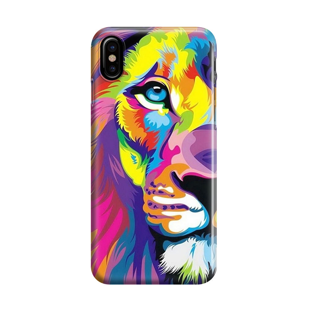 Colorful Lion iPhone X / XS / XS Max Case