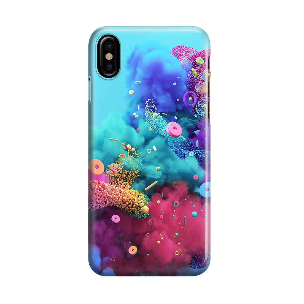 Colorful Smoke Boom iPhone X / XS / XS Max Case