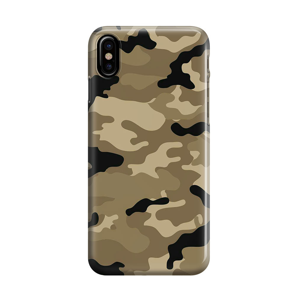 Desert Military Camo iPhone X / XS / XS Max Case