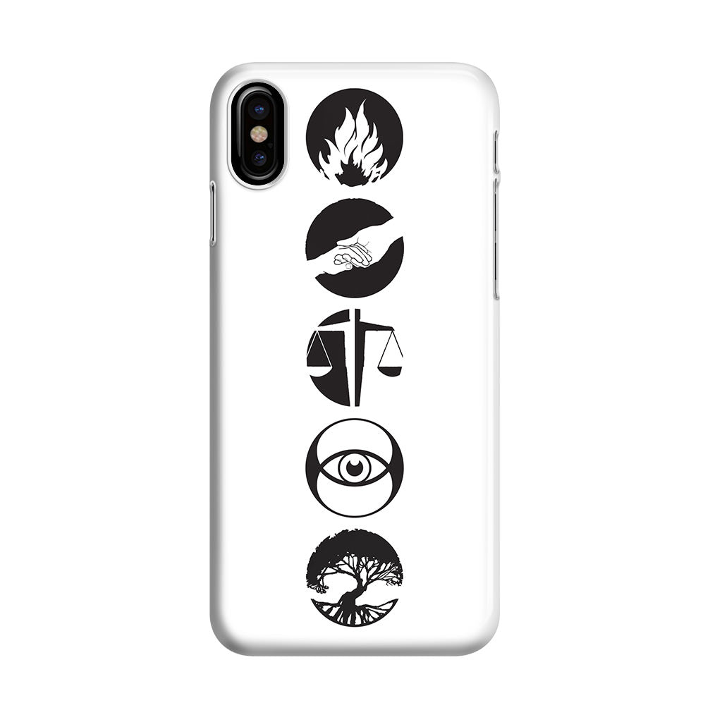 Divergent Factions iPhone X / XS / XS Max Case