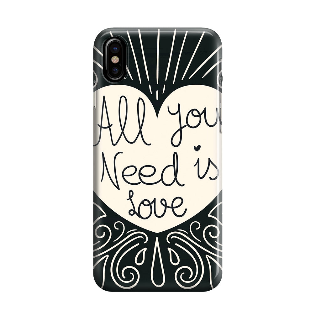 Drawn Love iPhone X / XS / XS Max Case