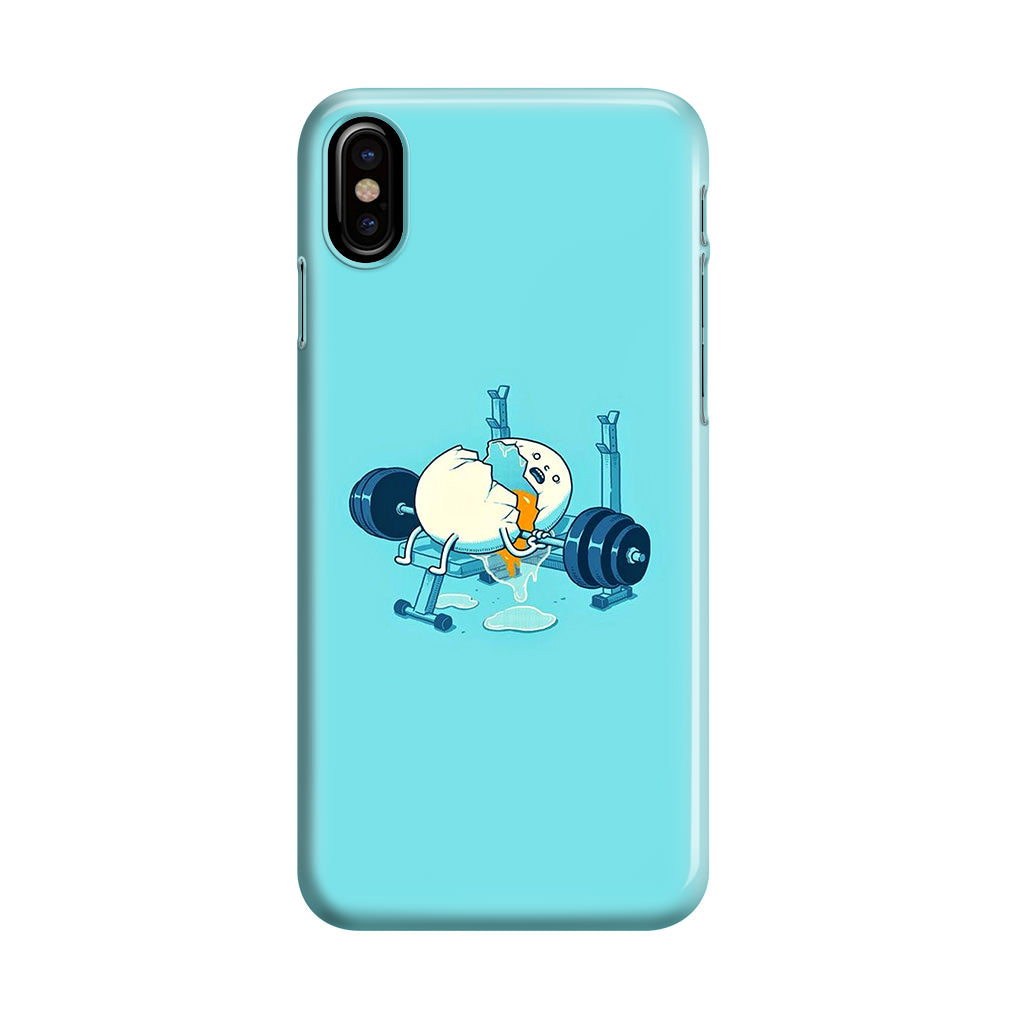 Egg Accident Workout iPhone X / XS / XS Max Case