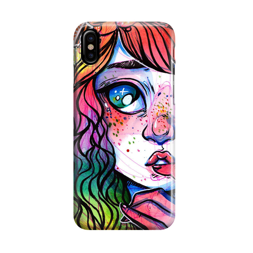 Eyes And Braids iPhone X / XS / XS Max Case