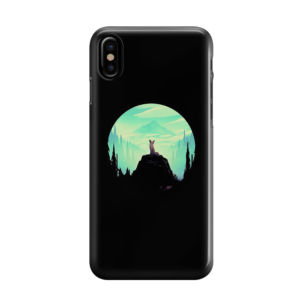 Fox on the Rock iPhone X / XS / XS Max Case