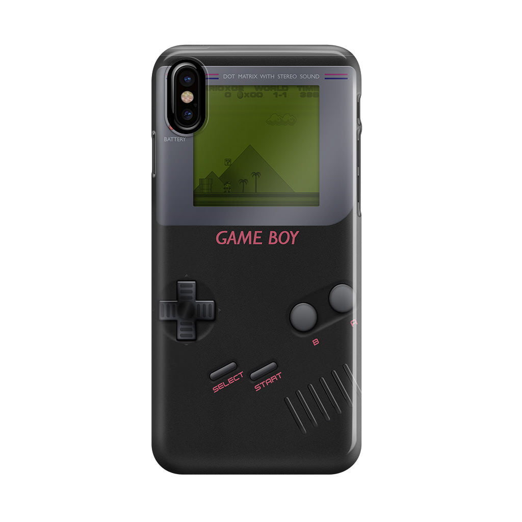 Game Boy Black Model iPhone X / XS / XS Max Case