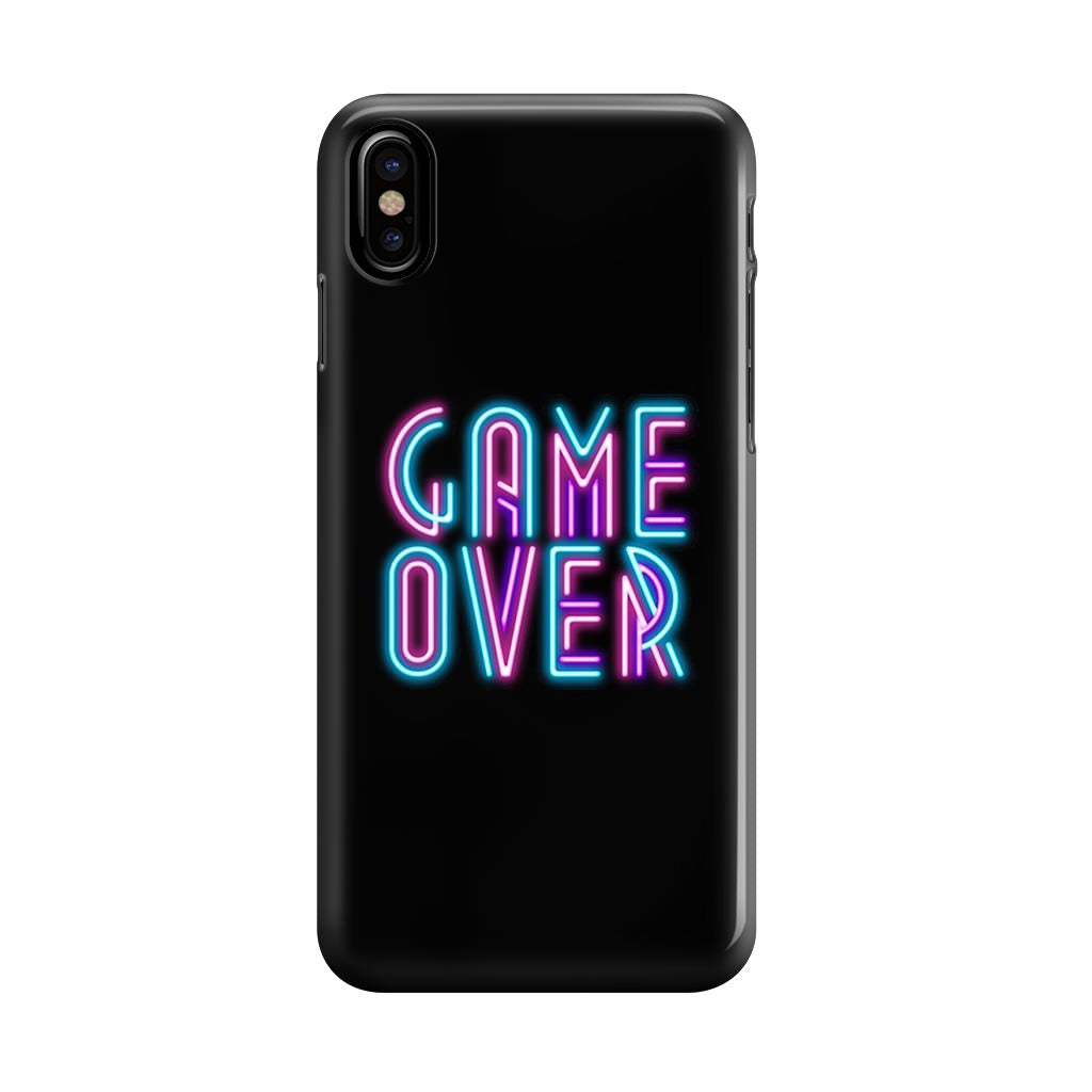 Game Over Neon iPhone X / XS / XS Max Case