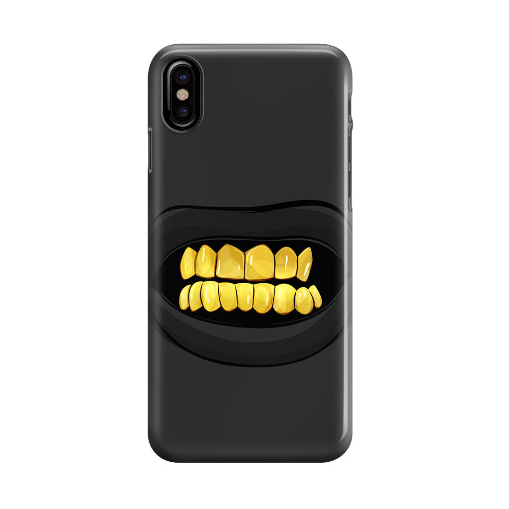 Gold Grillz iPhone X / XS / XS Max Case