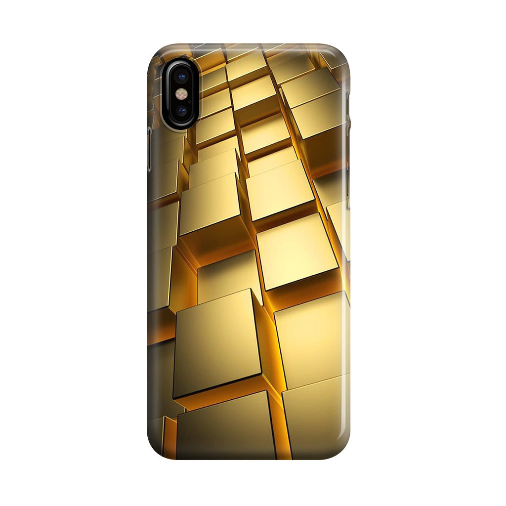 Golden Cubes iPhone X / XS / XS Max Case