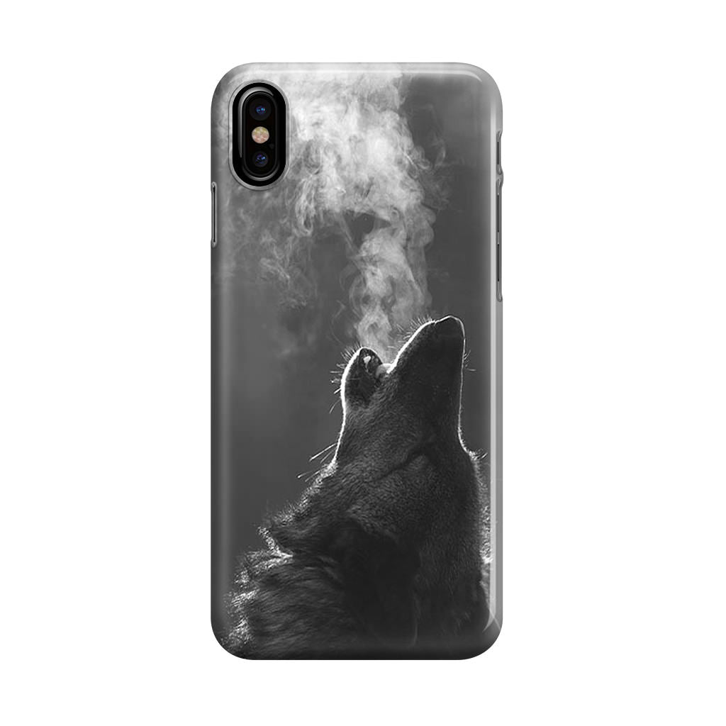 Howling Wolves Black and White iPhone X / XS / XS Max Case