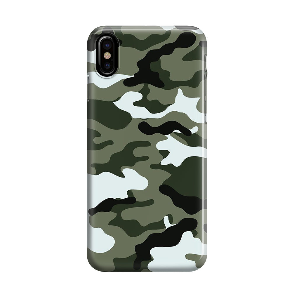 Military Green Camo iPhone X / XS / XS Max Case