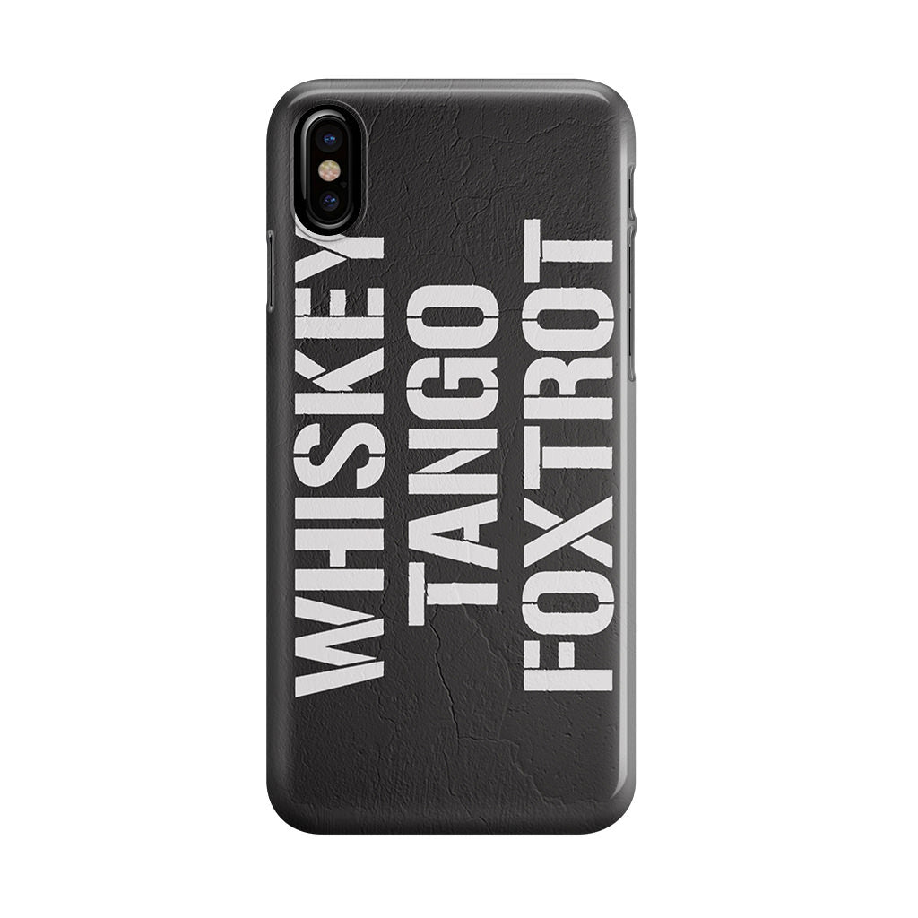 Military Signal Code iPhone X / XS / XS Max Case