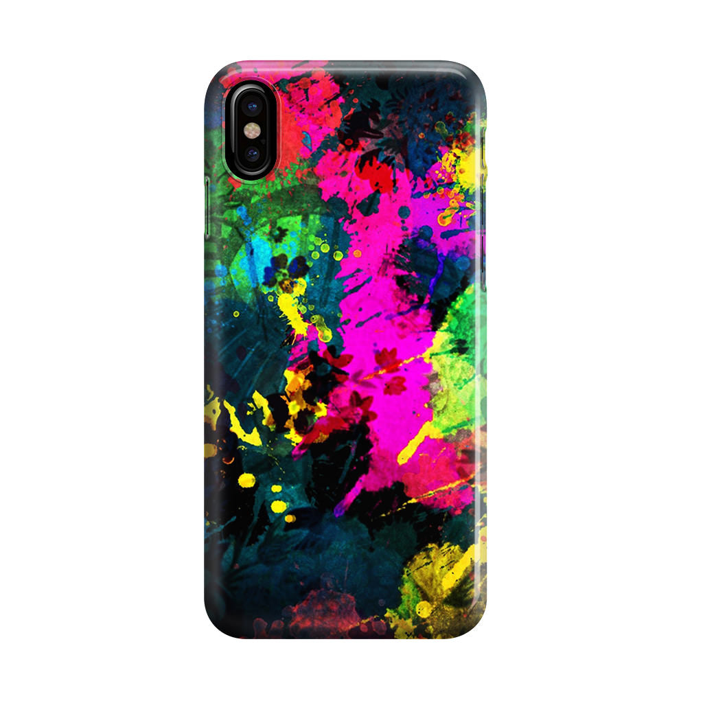 Mixture Colorful Paint iPhone X / XS / XS Max Case