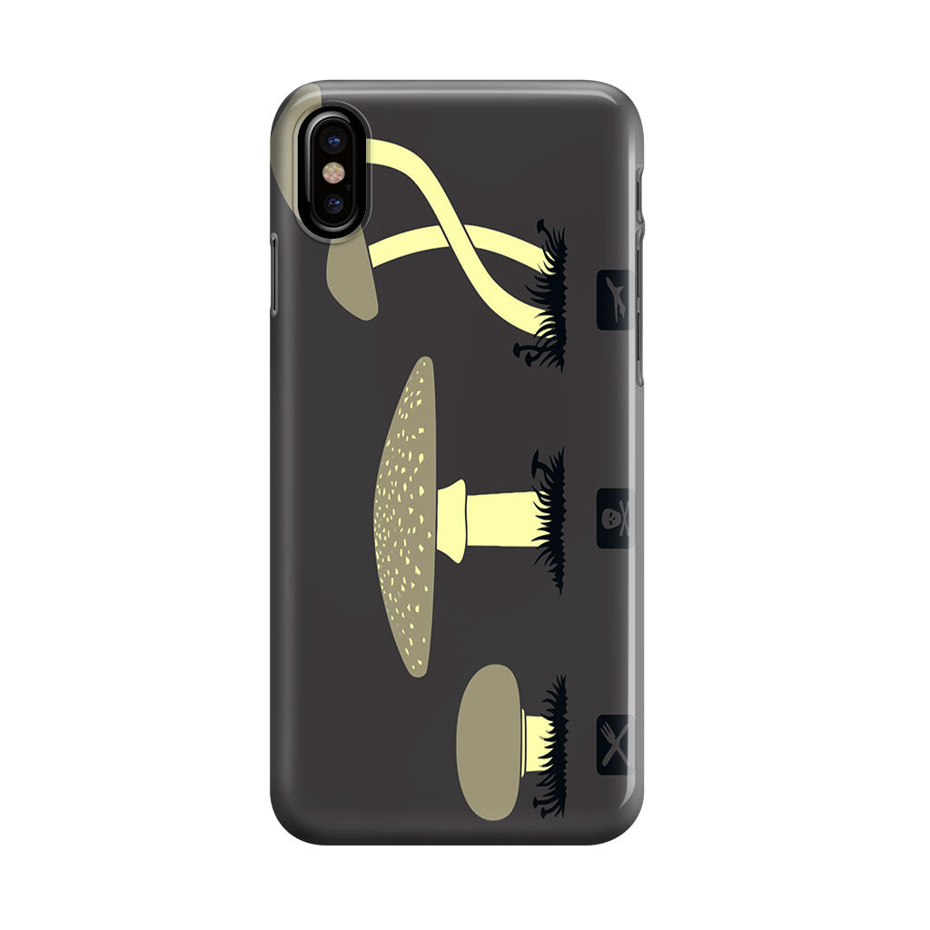 Mushroom Minimalism iPhone X / XS / XS Max Case