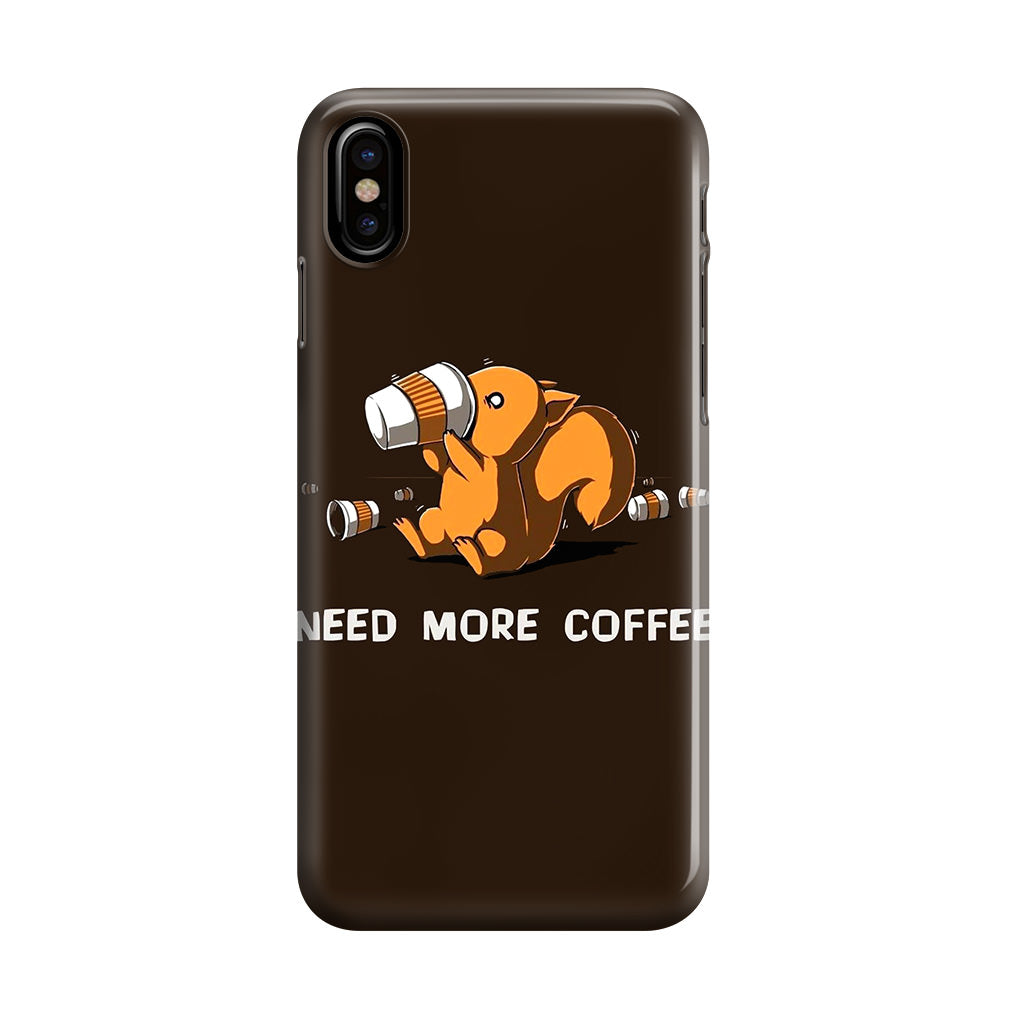 Need More Coffee Programmer Story iPhone X / XS / XS Max Case